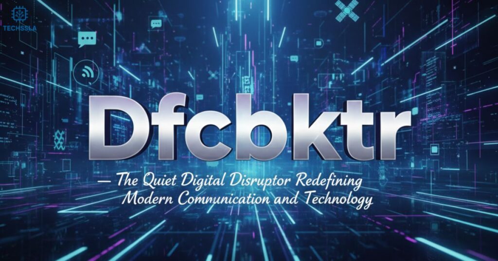 Dfcbktr — The Quiet Digital Disruptor Redefining Modern Communication and Technology